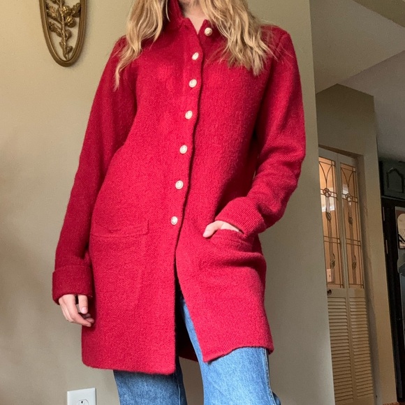 Adrienne Vittadini Wool Blend Cardigan - Picture 2 of 11